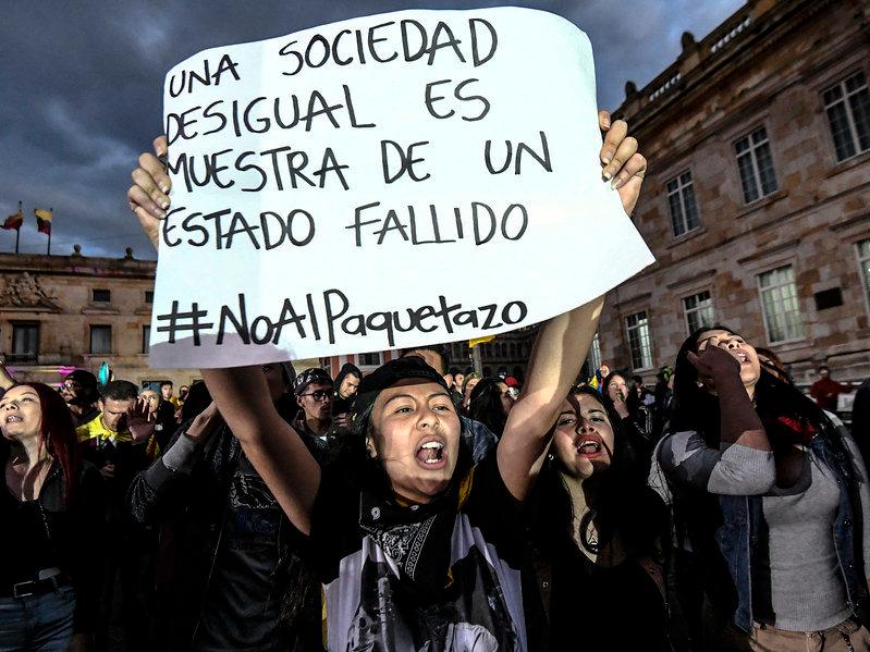 Demonstrationen in Kolumbien