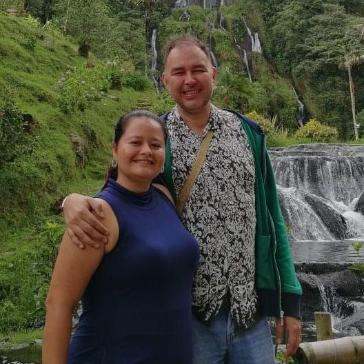 Germán Contreras und Natalia Sandoval