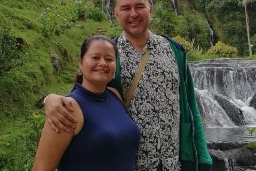 Germán Contreras und Natalia Sandoval