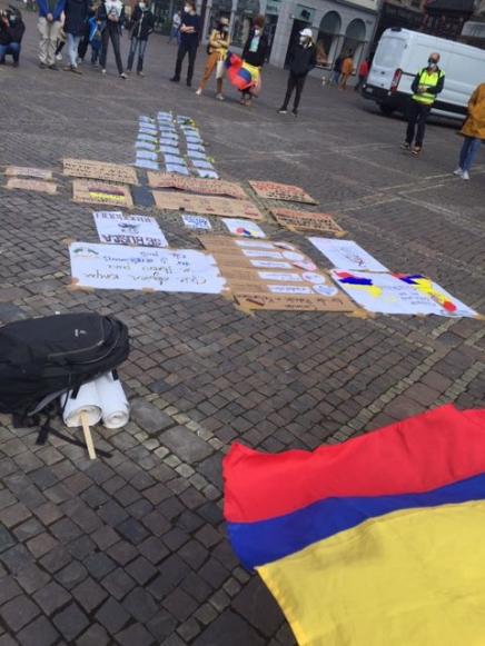 Solidarität mit Kolumbien