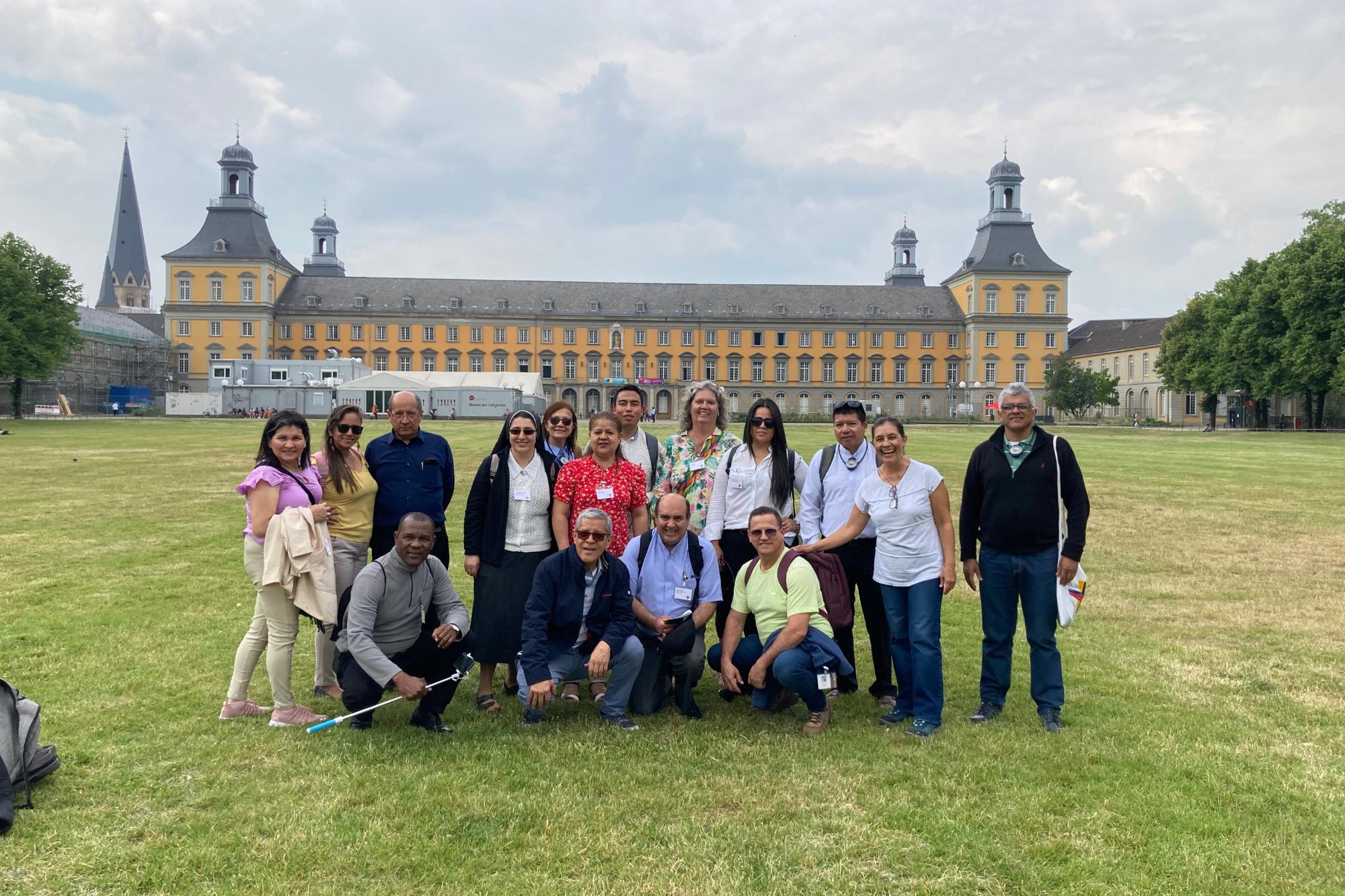 Die Delegation aus Kolumbien zu Besuch in Bonn.
