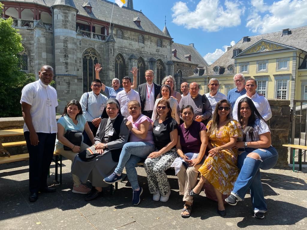 Die kolumbianische Delegation zu Gast im Bistum Aachen.