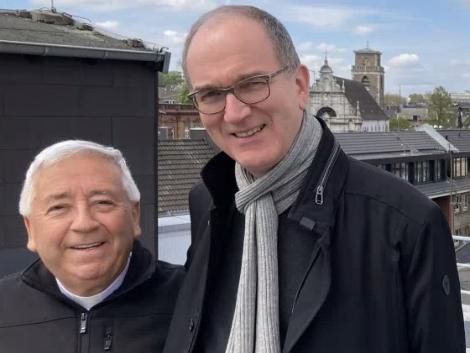 Bischof Guillermo Orozco mit Weihbischof Karl Borsch (c) privat