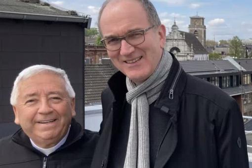 Bischof Guillermo Orozco mit Weihbischof Karl Borsch