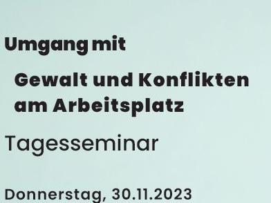 Tagesseminar: Umgang mit Gewalt und Konflikten am Arbeitsplatz (c) MKS