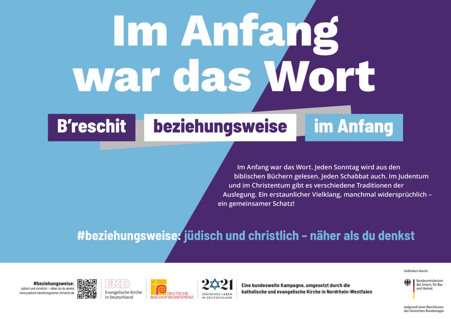 #01 - Im Anfang war das Wort (Jan) (c) EKD/DBK