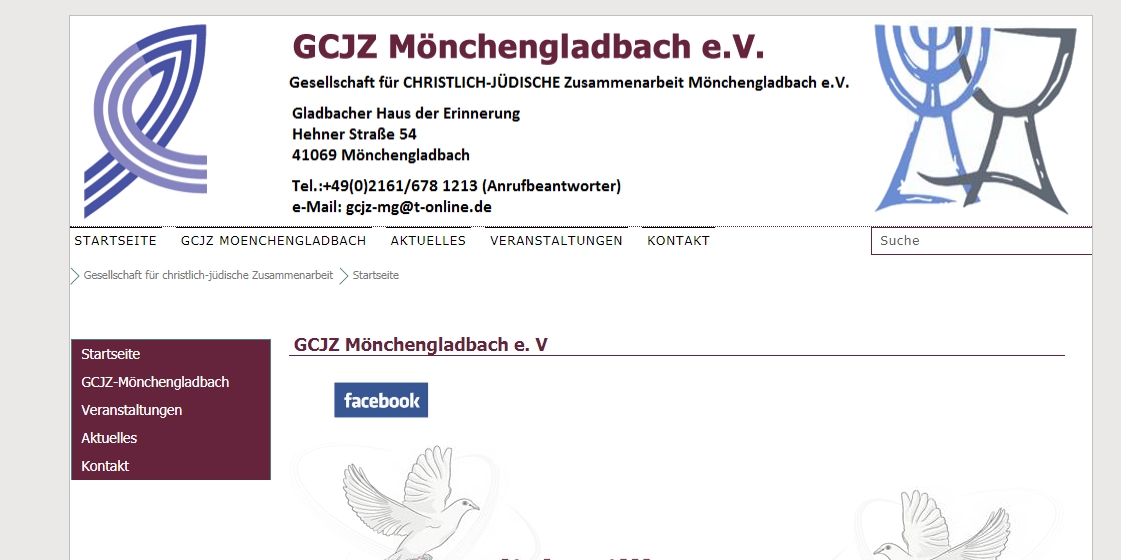 Gesellschaft für christl. jüdische Zusammenarbeit Mönchengladbach e. V. (c) Gesellschaft für christl. jüdische Zusammenarbeit Mönchengladbach e. V.