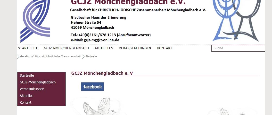 Gesellschaft für christl. jüdische Zusammenarbeit Mönchengladbach e. V. (c) Gesellschaft für christl. jüdische Zusammenarbeit Mönchengladbach e. V.