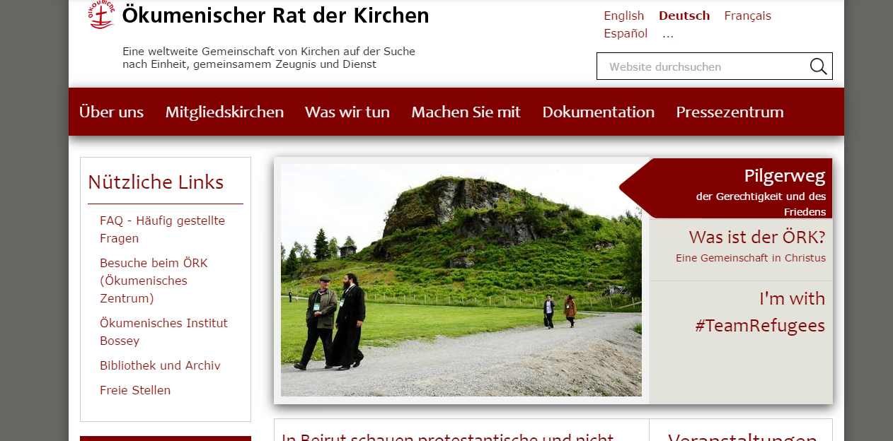 Ökumenischer Rat der Kirchen (c) Ökumenischer Rat der Kirchen