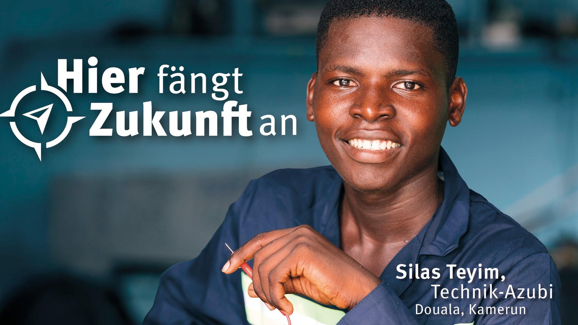 Bild mit Schriftzug Hier fängt Zukunft an