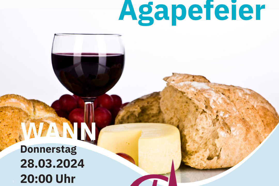 Eine Mischung aus Impulsen und gemeinsamem Essen erwartet die Besucher bei der Agapefeier.