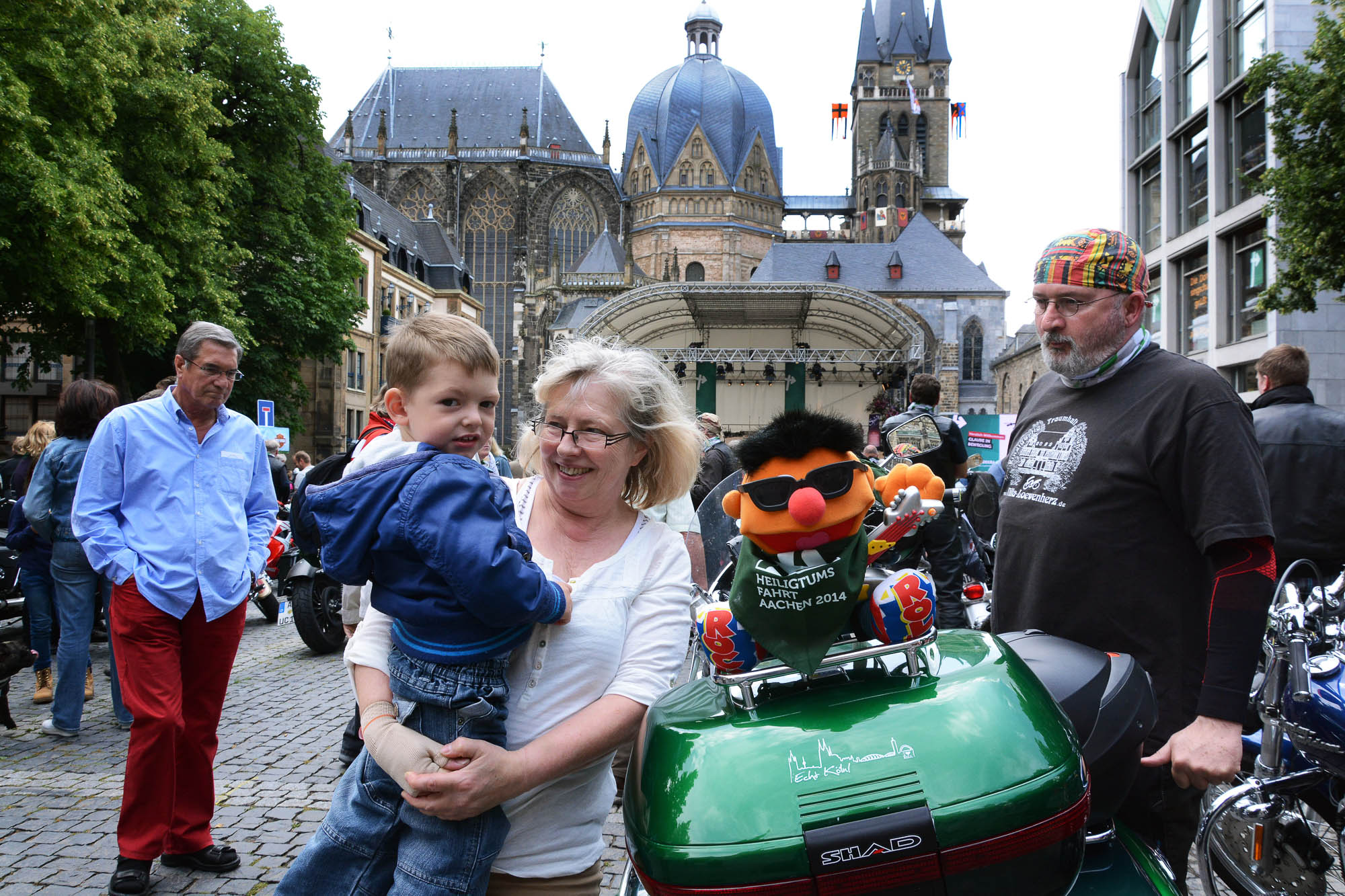 Bikerwallfahrt auf der Heiligtumsfahrt Aachen (c) Domkapitel/Andreas Schmitter