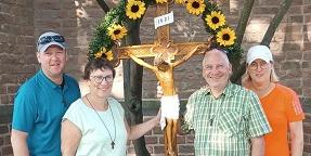 (v.l.): Markus Heuter, Elke und Gottfried Botterweck und Miriam Dreßen. (c) Gottfried Botterweck