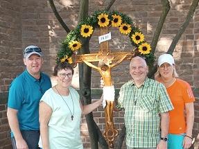(v.l.): Markus Heuter, Elke und Gottfried Botterweck und Miriam Dreßen.