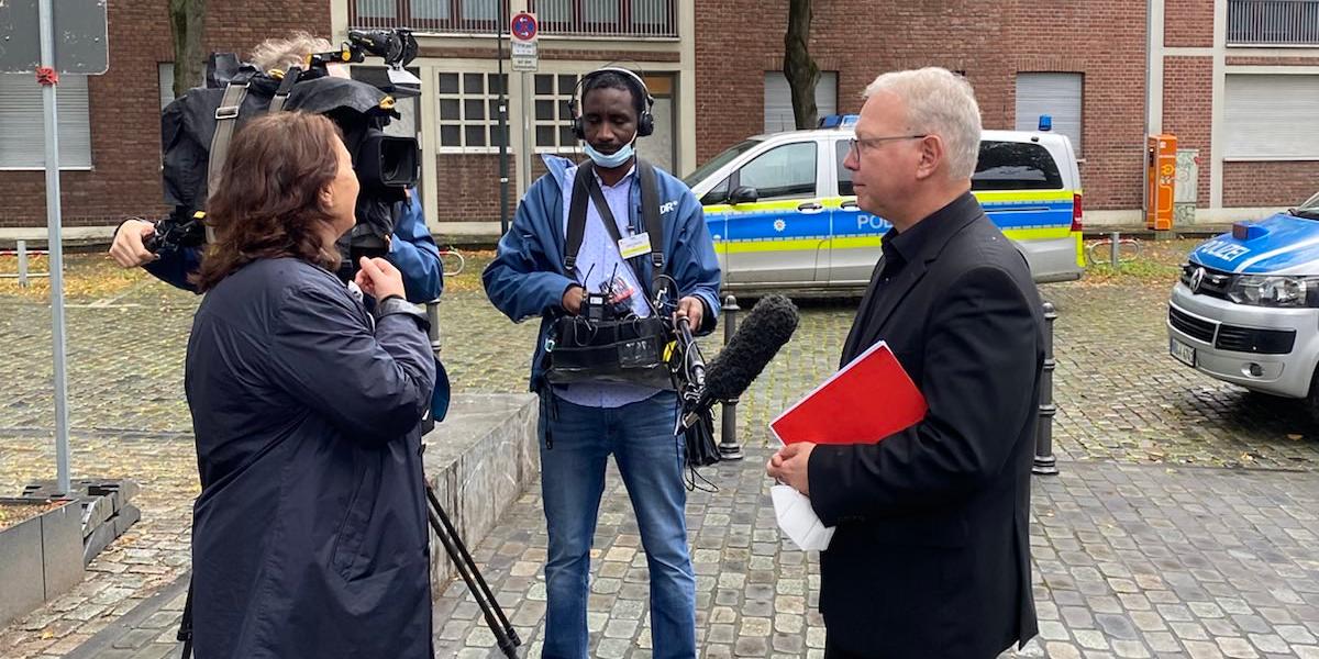 Berthold Botzet  beim WDR (c) Bistum Aachen - Marliese Kalthoff