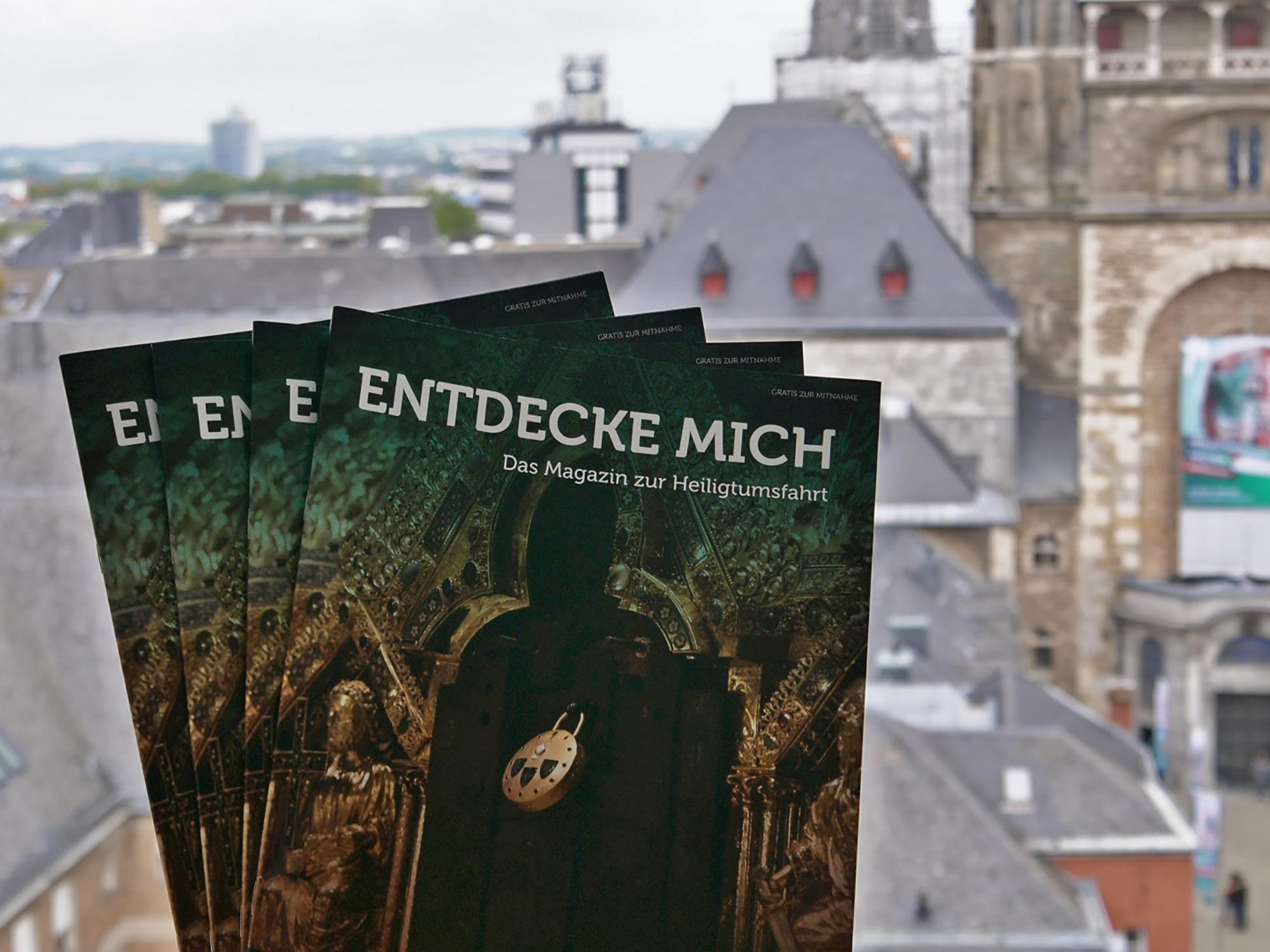 Ein ganzes Magazin rund um die Heiligtumsfahrt Aachen: „Entdecke mich“- lautet der Titel.