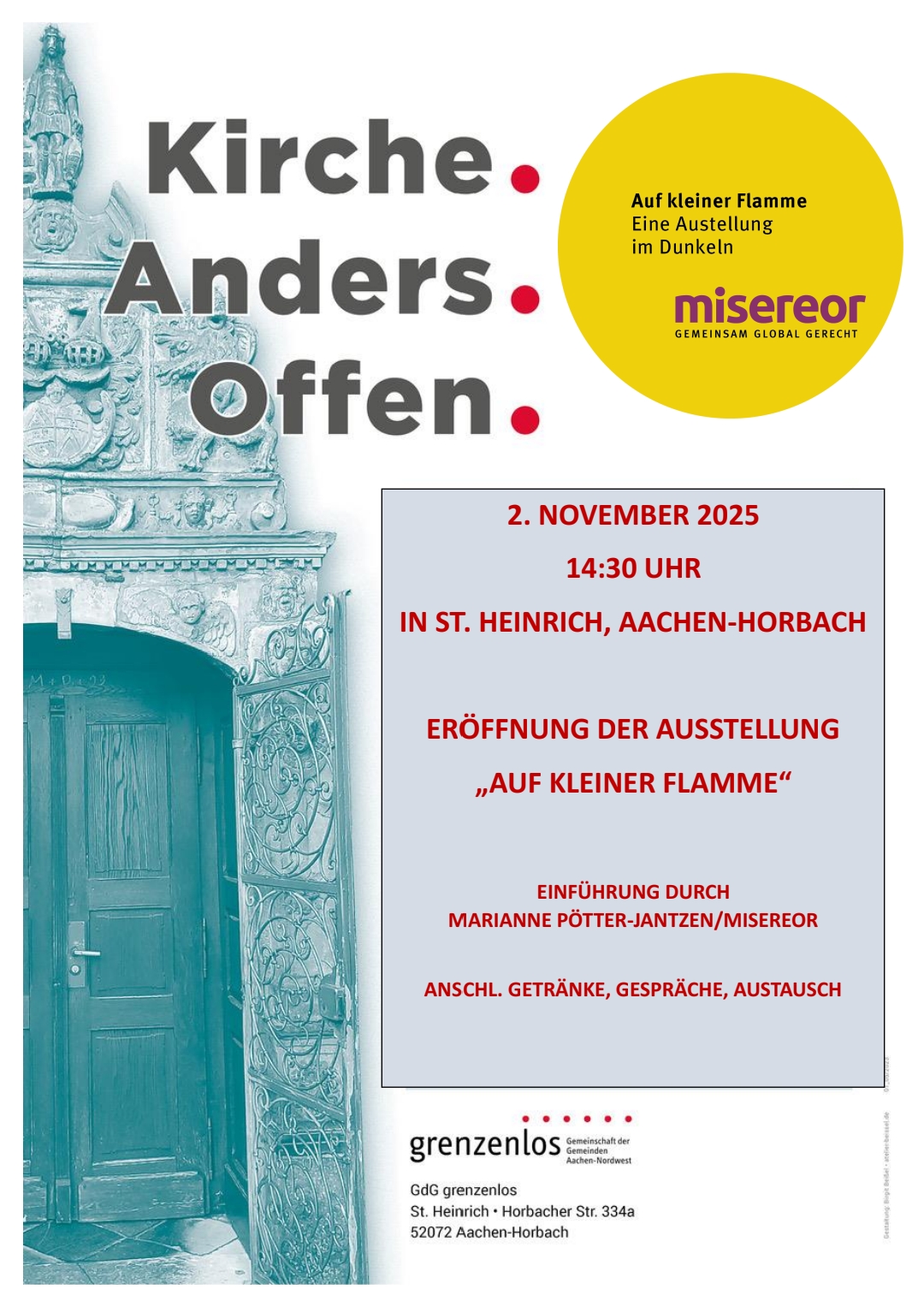 Plakat zur Auf kleiner Flamme