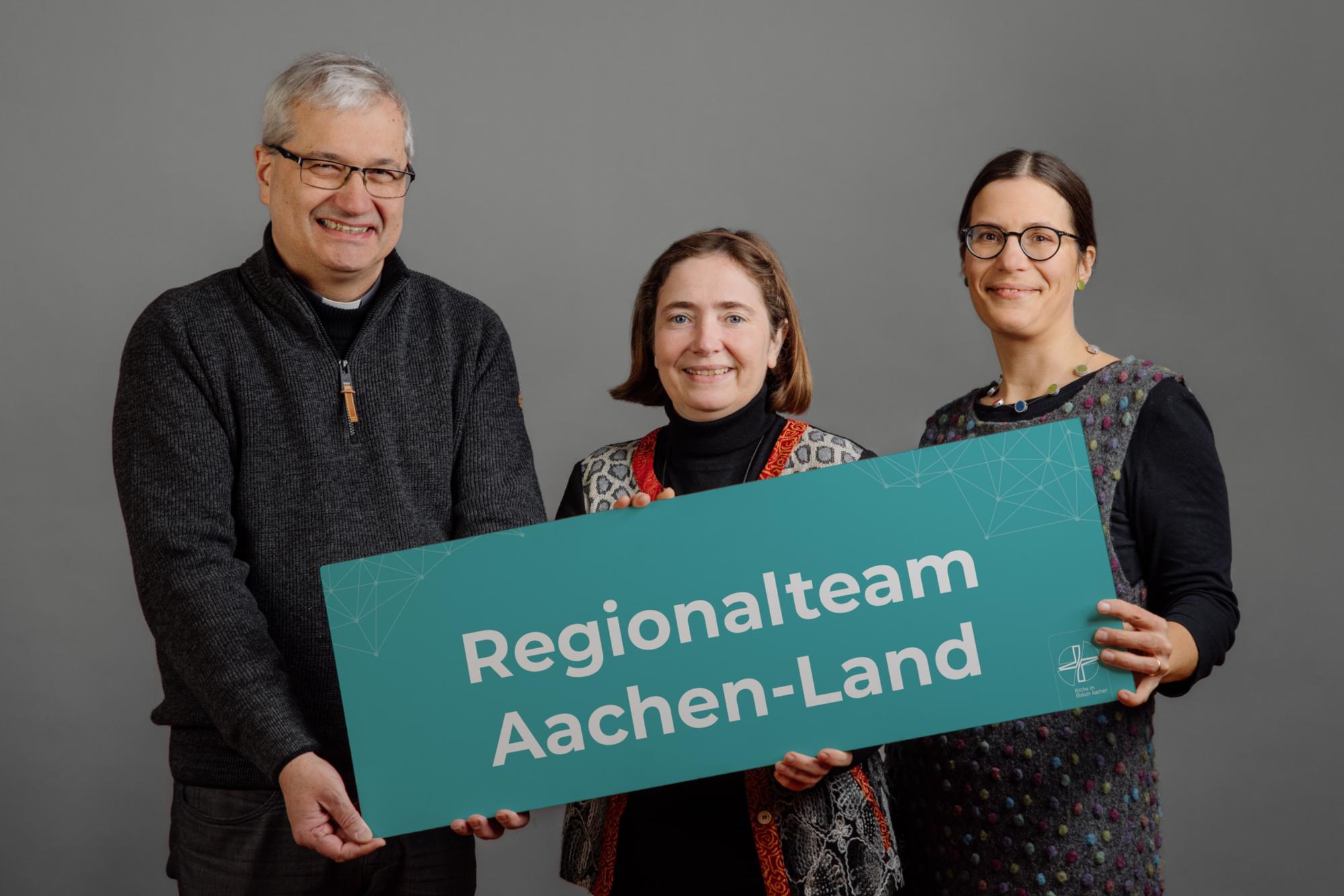 Regionalteam Aachen-Land: Pfr. Hannokarl Weishaupt, Erdmute Söndgen, Dr. Annette Jantzen