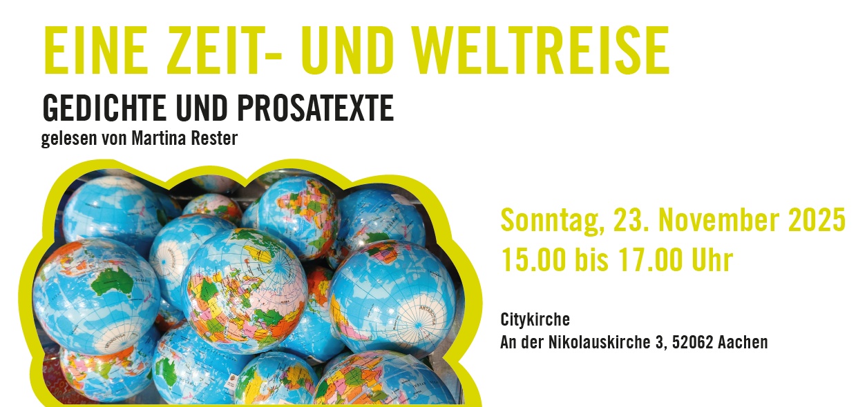 Eine Zeit und Weltreise Einladung