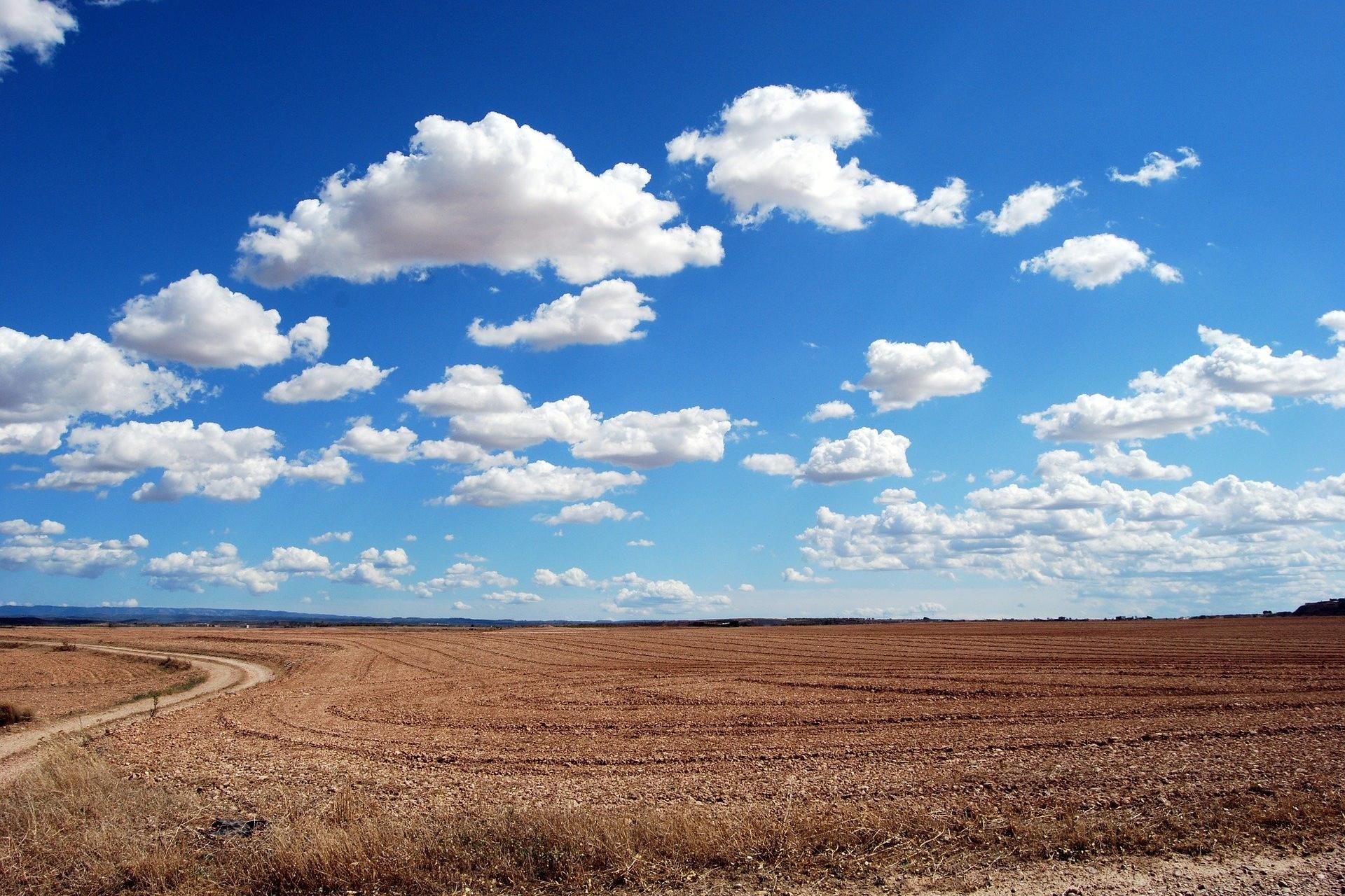 Feld und Himmel