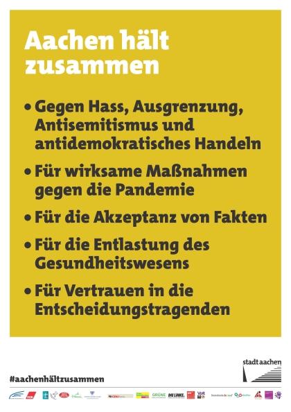 Aachen hält zusammen