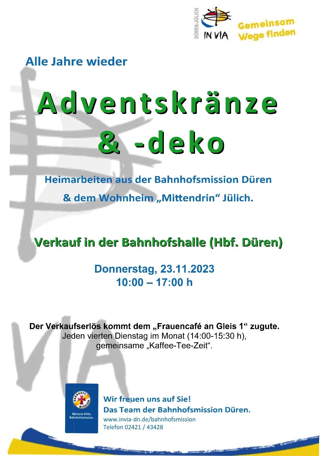 Adventsverkauf BM (c) Bahnhofsmission