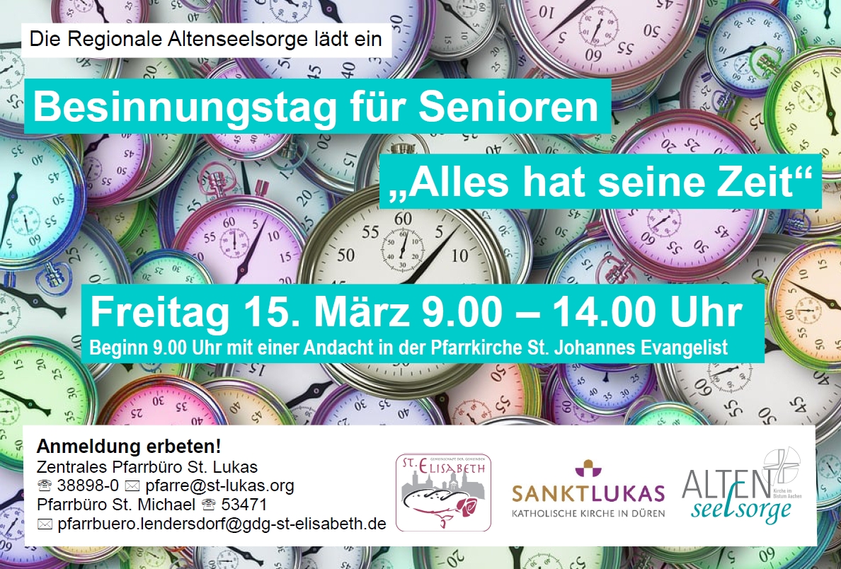 Besinnungstag für Senioren (c) Altenseelsorge Region Düren