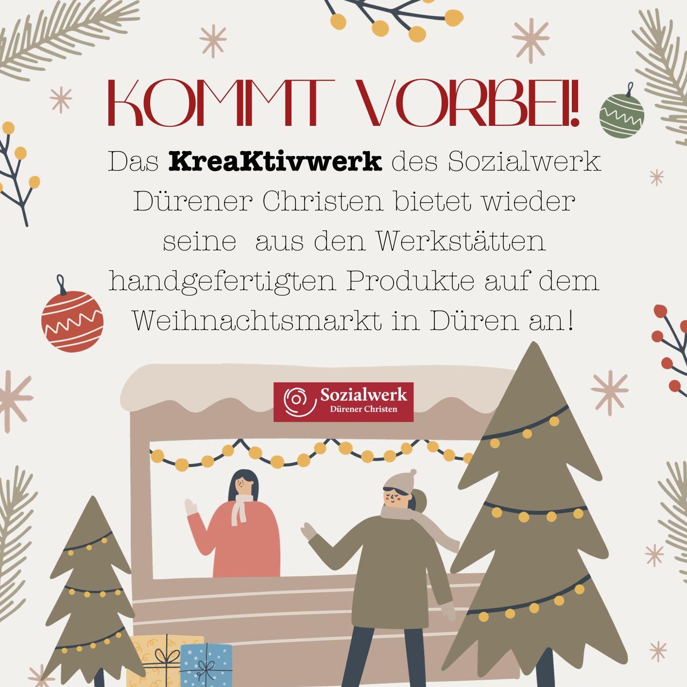 Einladung zum Weihnachtsbudenverkauf