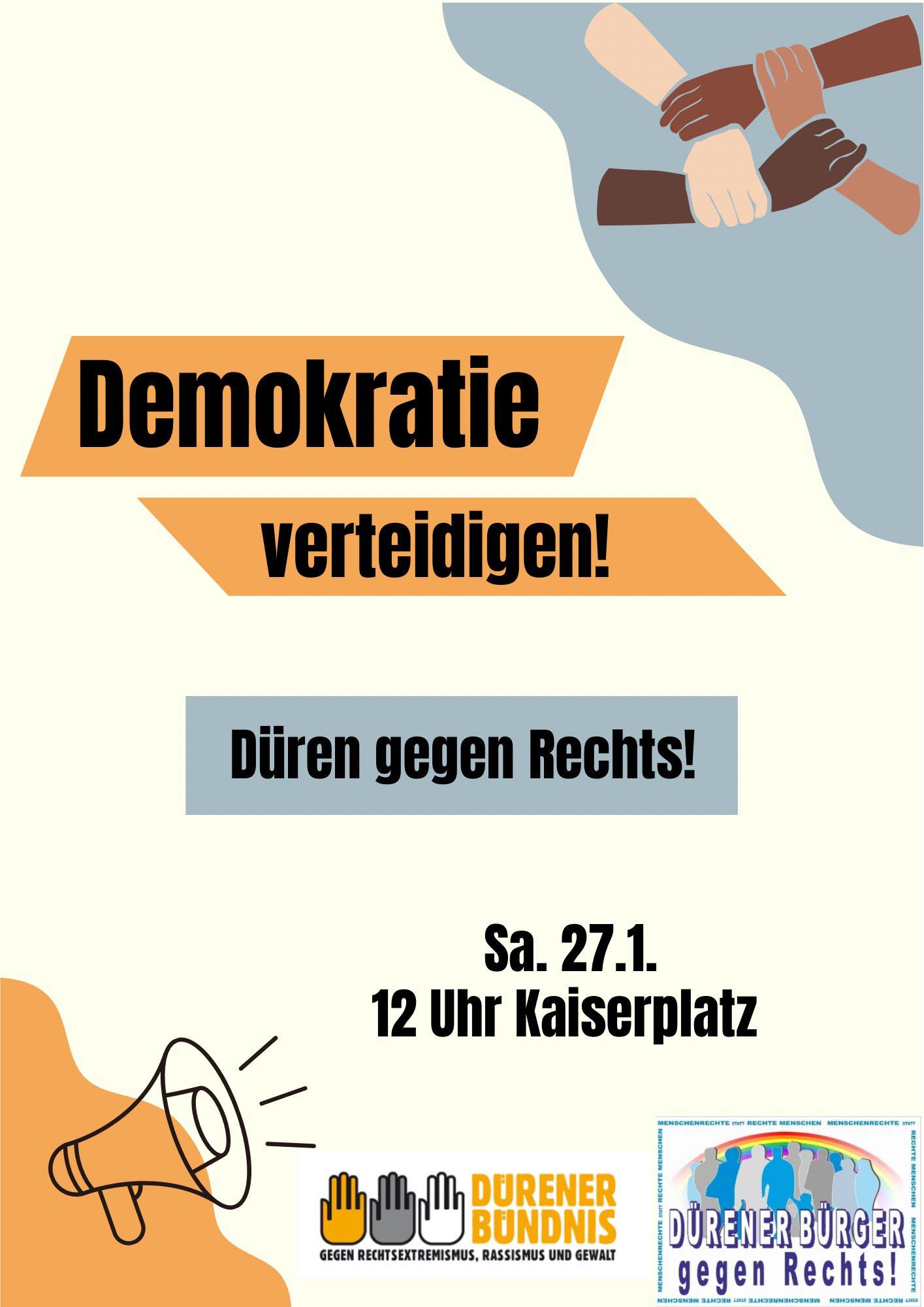 Demo 27.01.2024 (c) Dürener Bündnis