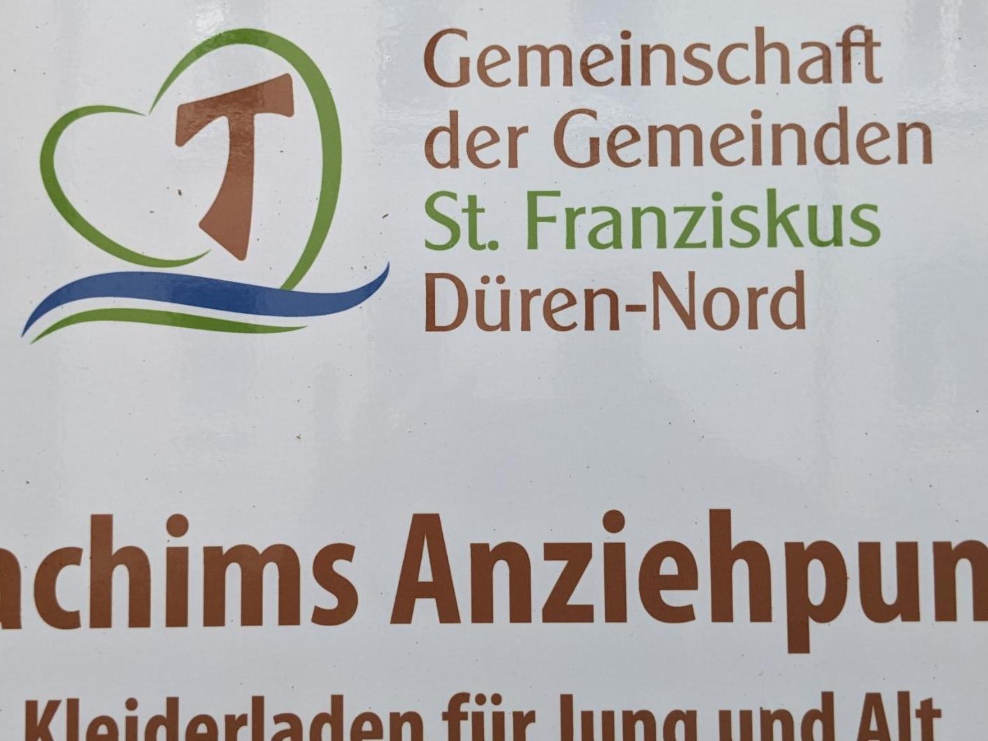 'Joachims Anziehpunkt' ist ein Angebot der GdG St. Franziskus im Pfarrheim neben der Joachimskirche.