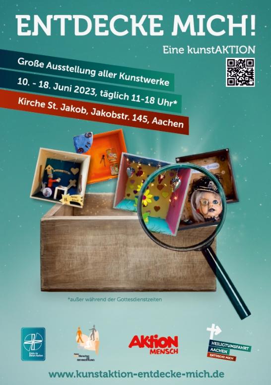 Plakat Kunstaktion Vorderseite (c) Bistum Aachen
