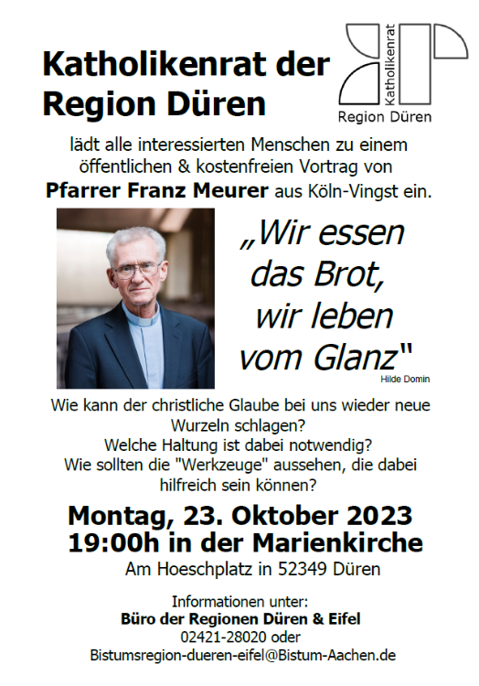 Plakat Meurer (c) Büro Düren & Eifel