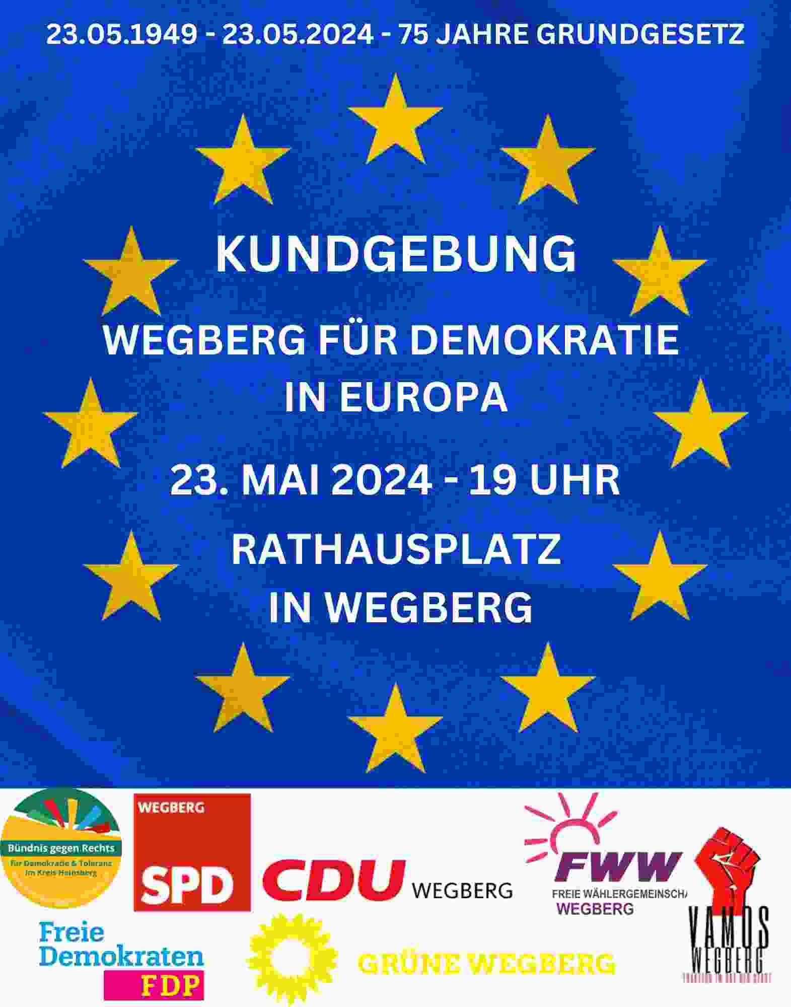 BgR - Plakat Kundgebung 23. Mai (c) Bündnis gegen Rechts