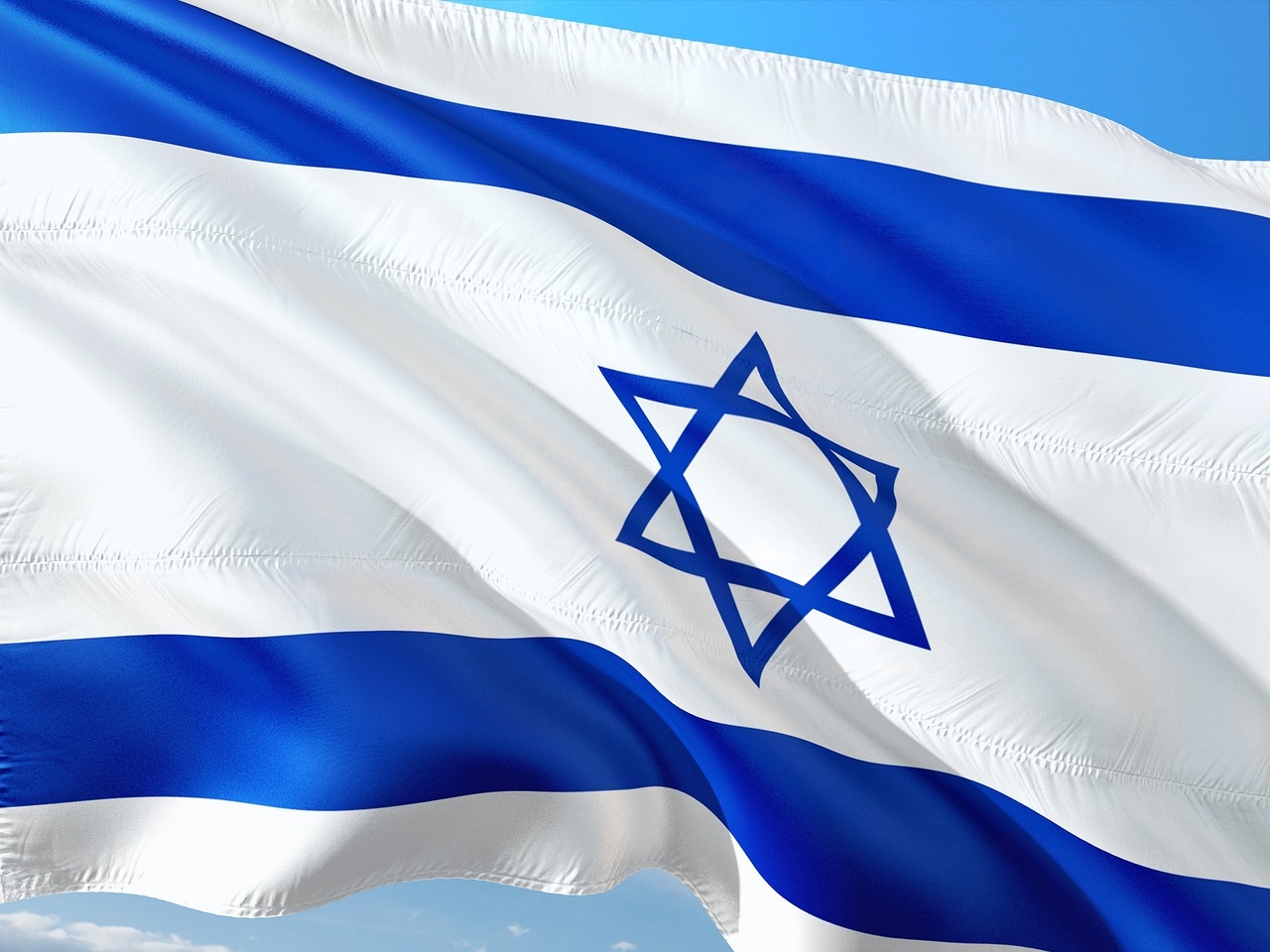 Flagge Israel - von jorono auf Pixabay