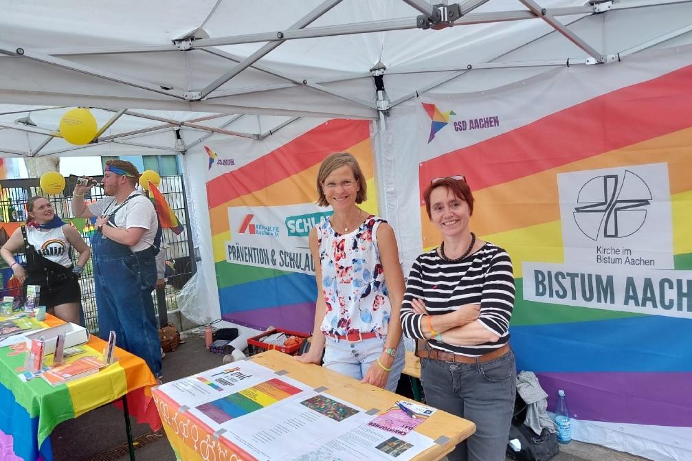 beim Christopher Street Day in Aachen