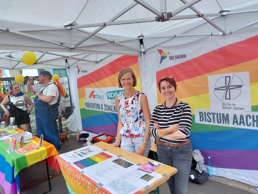 beim Christopher Street Day in Aachen (c) Kirche im Raum Aachen