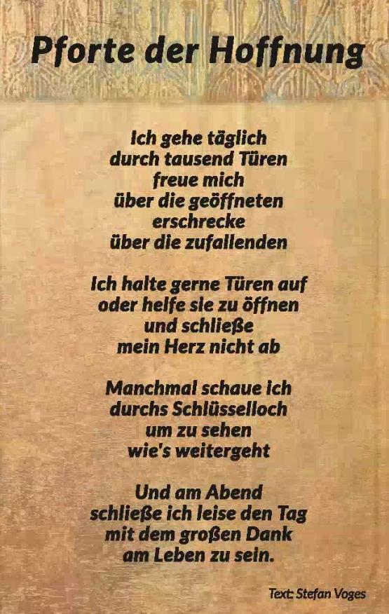 Pfortengedicht (c) Stefan Voges