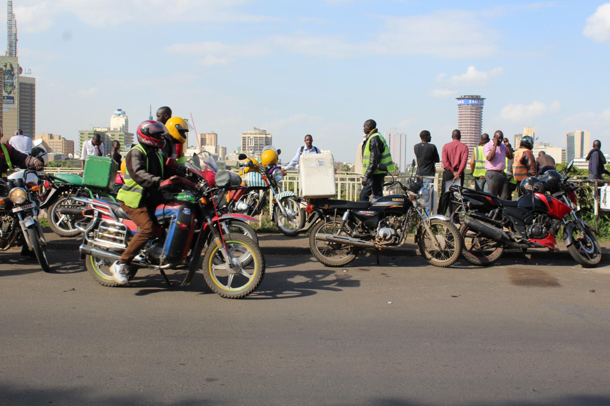 Alltagsszene in Nairobi