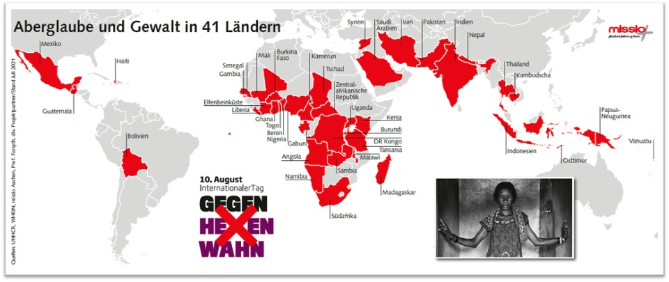 Aberglaube und Gewalt in 41 Ländern (c) missio