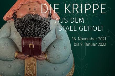 Die Krippe aus dem Stall geholt