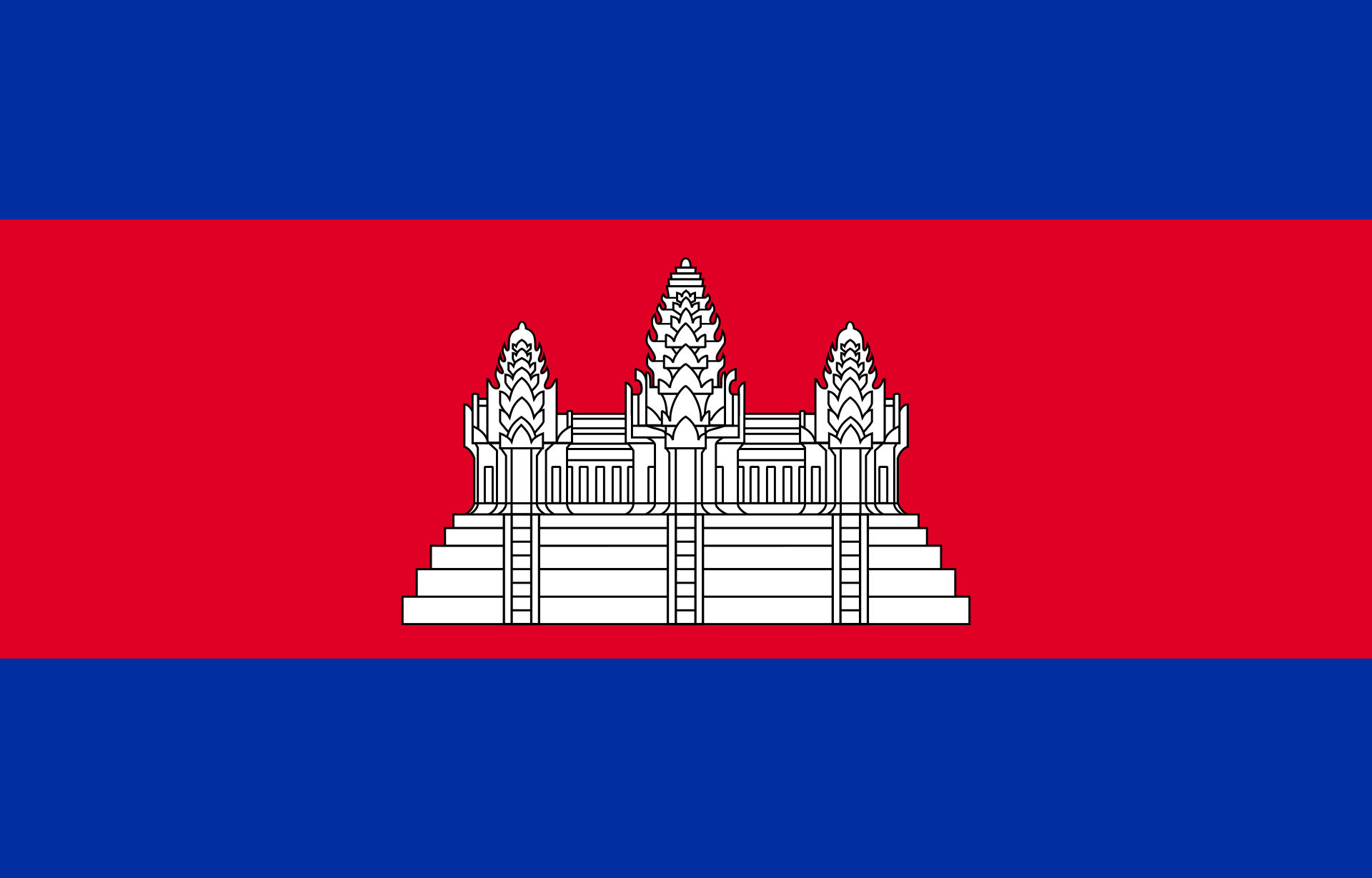 Flagge von Kambodscha (c) de.wikipedia.org