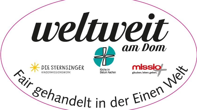 Weltweit am Dom Logo (c) Bistum Aachen (Ersteller: Bistum Aachen)