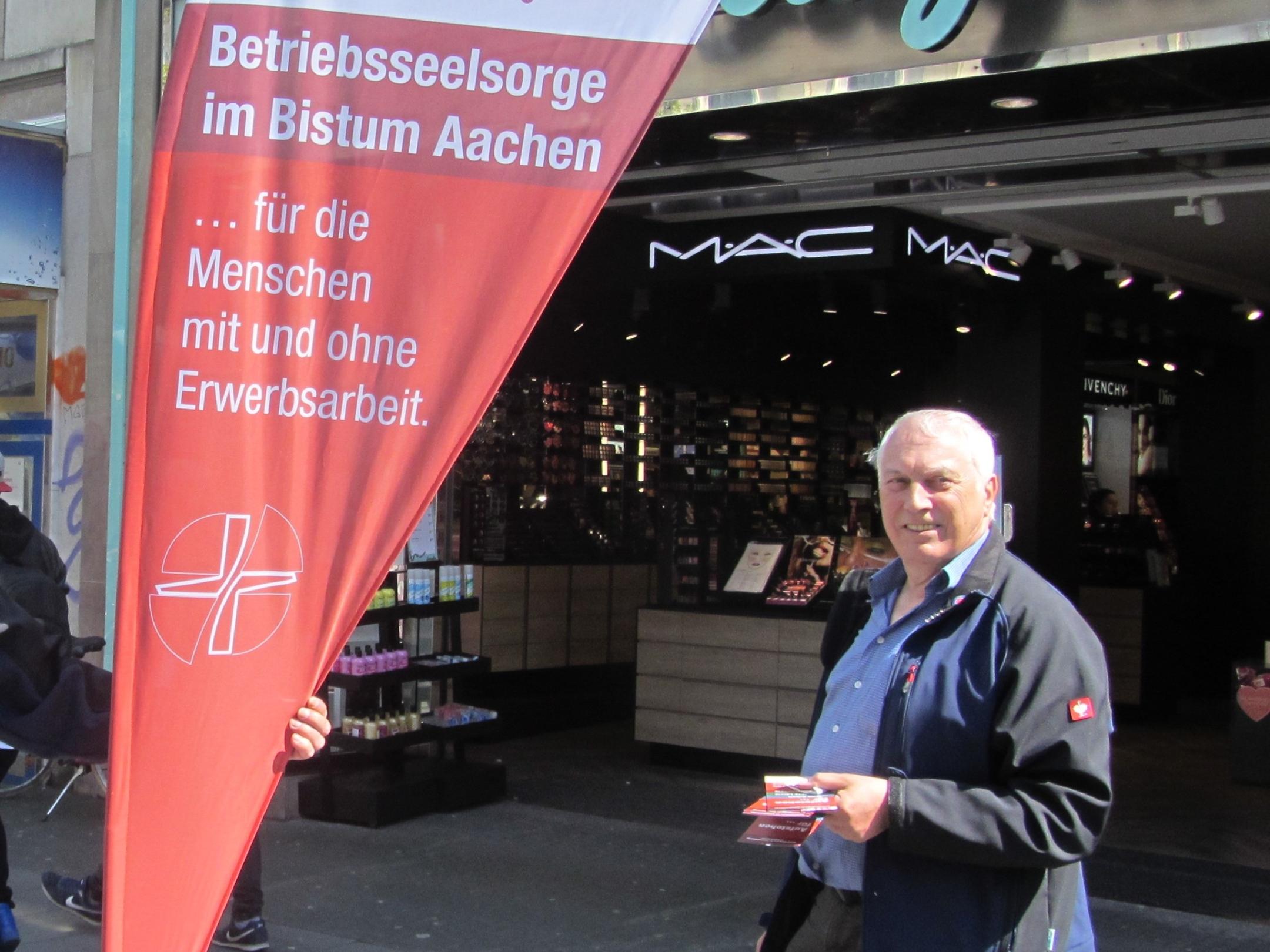 Heinz Backes im Einsatz für die Betriebsseelsorge