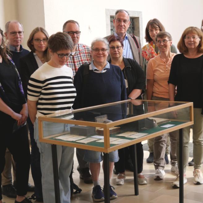 Führung für den 'Arbeitskreis Historische Bestände in den Bibliotheken von Nordrhein-Westfalen und Rheinland-Pfalz'