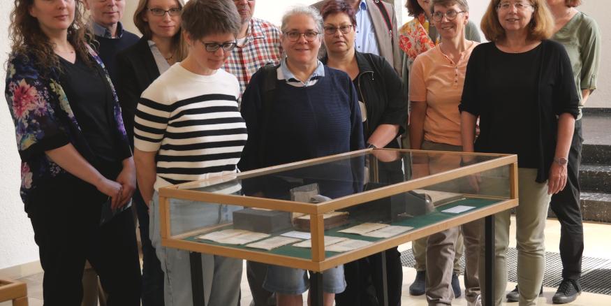 Führung für den 'Arbeitskreis Historische Bestände in den Bibliotheken von Nordrhein-Westfalen und Rheinland-Pfalz'
