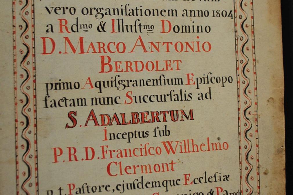 Kirchenbuch Sankt Adalbert