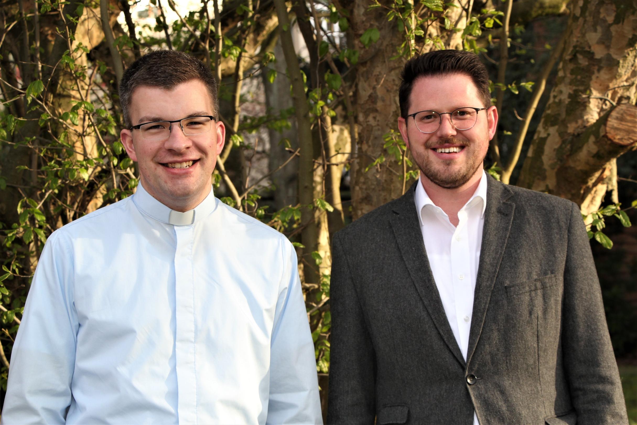 Kaplan André Vogelsberg und Kaplan Markus Terporten