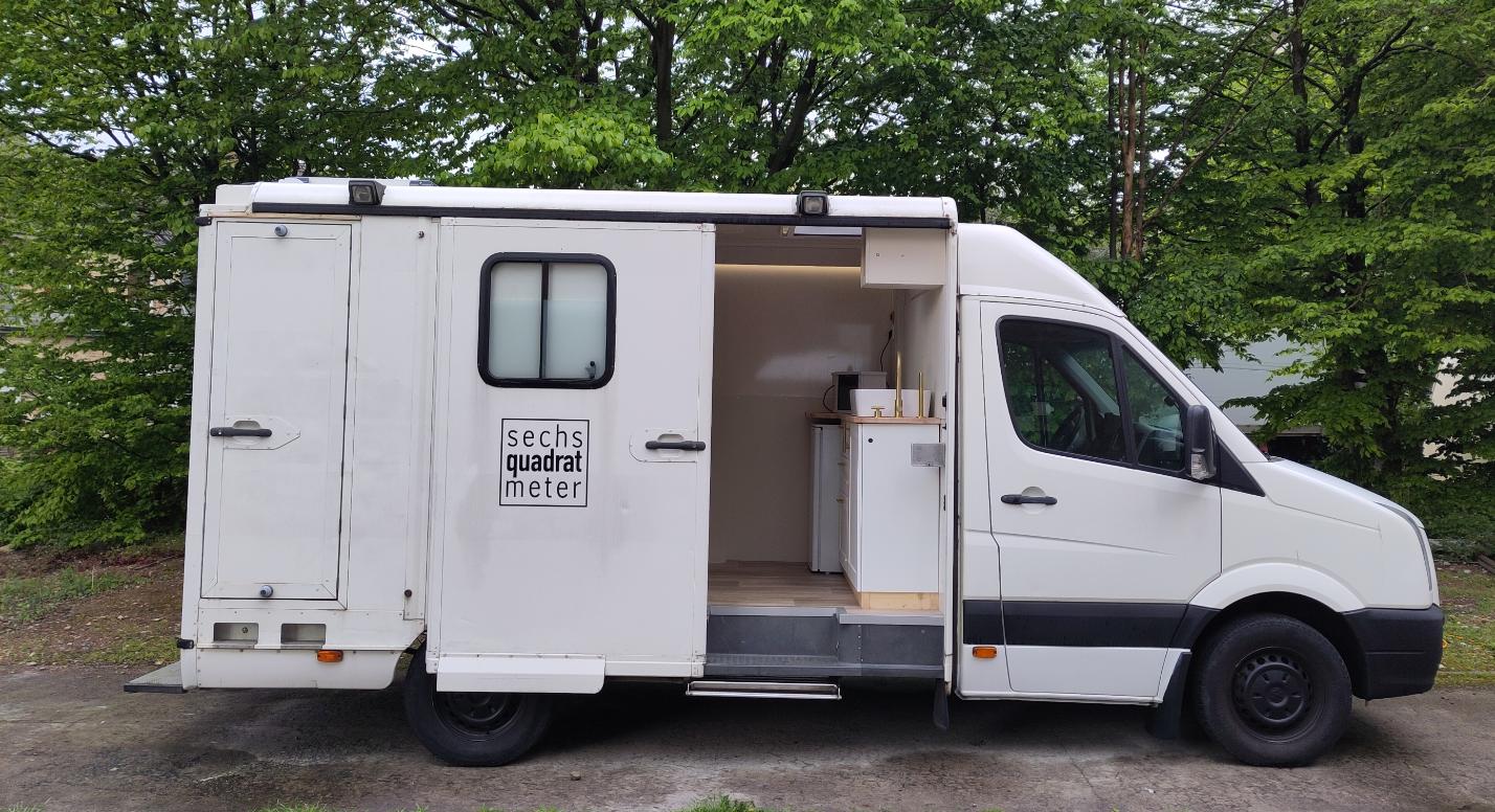 Die Grundlage des VisionVans ist ein umgebauter Rettungswagen.