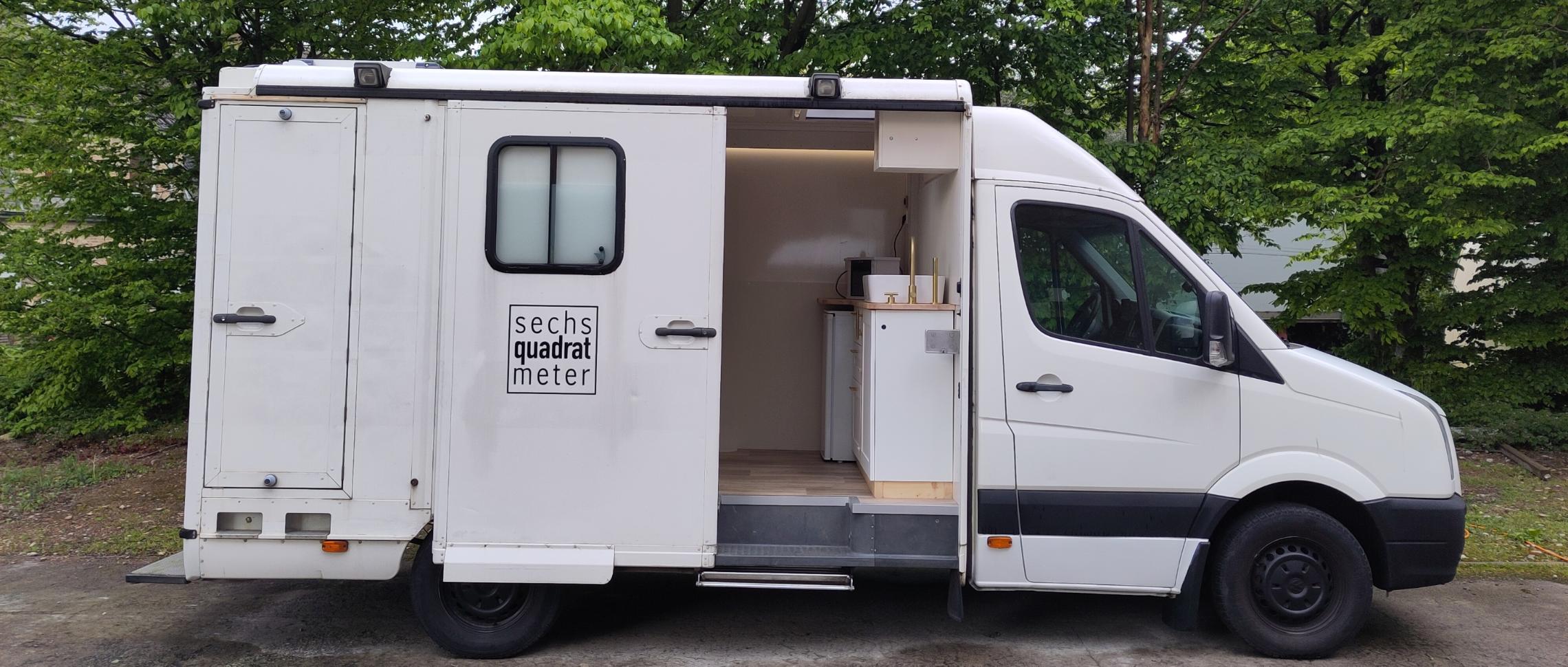 Die Grundlage des VisionVans ist ein umgebauter Rettungswagen.