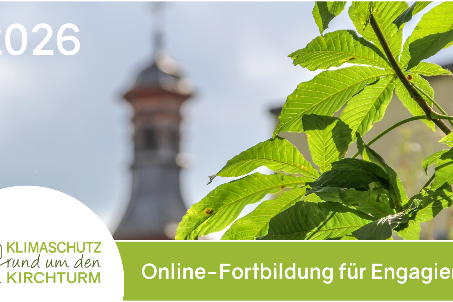 Online-Fortbildung Klimaschutz rund um den Kirchturm 2026